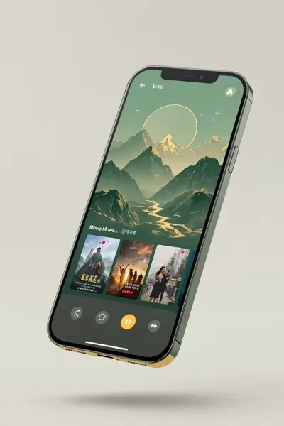 秋霞影院 APP 界面预览